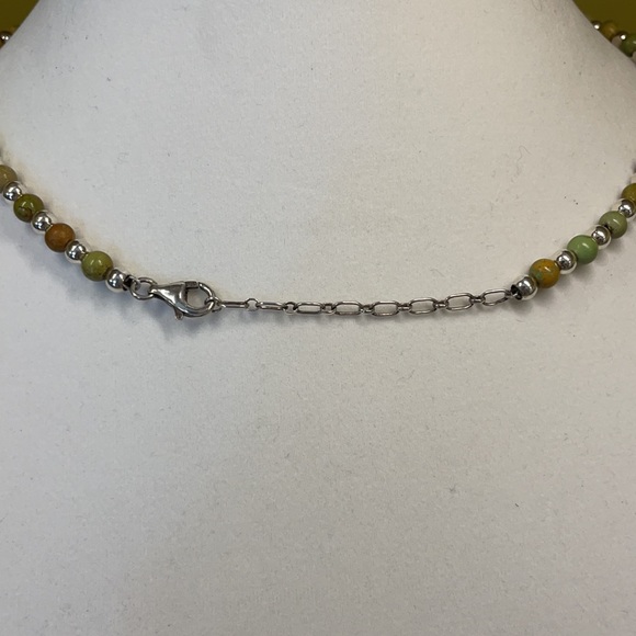 QVC Jewelry Sterling Silver Turquoise Bead Necklace Poshmark